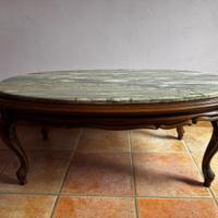 Tavolino Marmo verde  naturale - Design Anni ’70