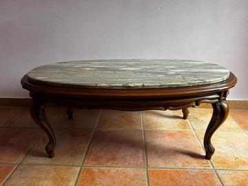 Tavolino Marmo verde  naturale - Design Anni ’70