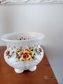 Vaso decorazione porcellana finissima 