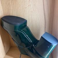 Scarpe invernali donna. Verde lucido. Numero 37.