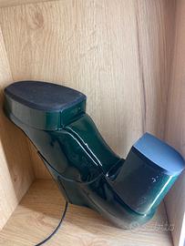 Scarpe invernali donna. Verde lucido. Numero 37.