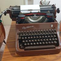 Antica macchina scrivere portatile OPTIMA Ufficio