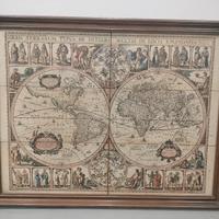 Mappamondo su ceramica 