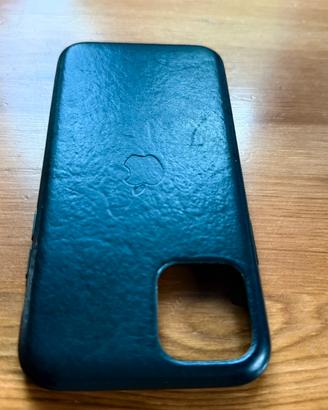 Cover Apple in pelle, verde - Iphone 11 pro