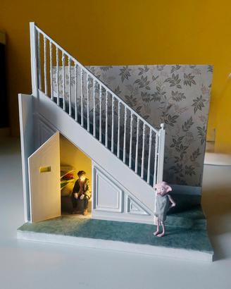 Harry potter modellino sottoscala illuminato