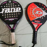 2 racchette e borsone da Padel e 5 palline