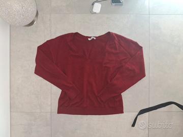 maglione bordeaux 