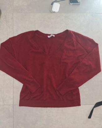 maglione bordeaux 