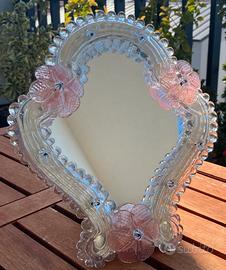 Coppia specchi veneziani AAV BARBINI Murano orig
