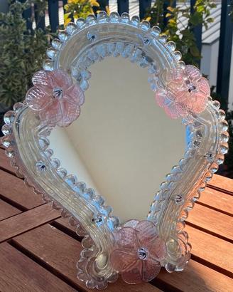 Coppia specchi veneziani AAV BARBINI Murano orig