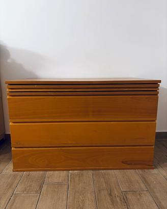 Mobile Comó scrivania con cassetti ampi in legno