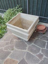 Vaso in cemento