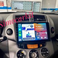 Autoradio 10'' Android 13 4+64Gb Per Toyota Rav4