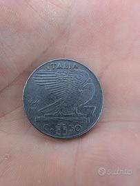 50 centesimi di lira anno 1941