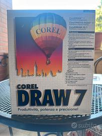 CorelDRAW 7 Scatola Originale Big Box COMPLETO ITA