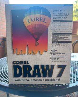 CorelDRAW 7 Scatola Originale Big Box COMPLETO ITA