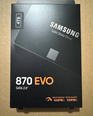SSD Samsung 870 EVO 4TB SATA 2.5