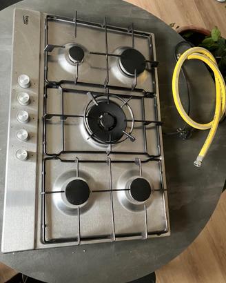Piano cottura a gas Beko 5 fuochi in acciaio