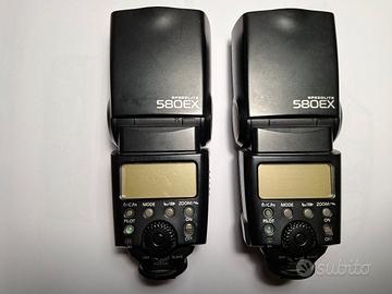 Coppia Flash Canon speedlite 580Ex 