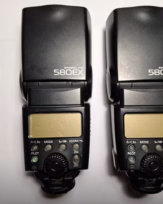 Coppia Flash Canon speedlite 580Ex 