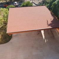 Tettoia carport in legno autoportante 