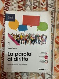 Libro di diritto "La parola al diritto 1"