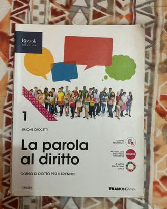 Libro di diritto "La parola al diritto 1"