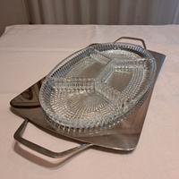 Vassoio da antipasti con cristallo