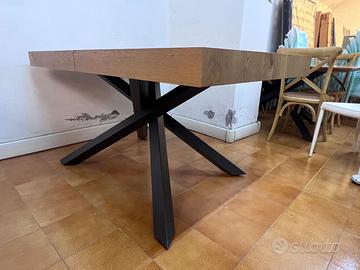 TAVOLO ALLUNGABILE ROVERE NUOVO STRAORDINARIO