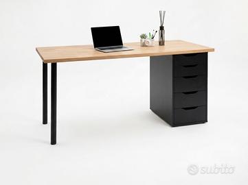 Scrivania IKEA 150x75 con cassettiera Alex