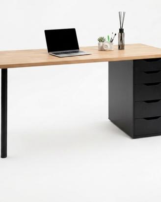 Scrivania IKEA 150x75 con cassettiera Alex