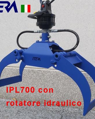 Pinza Legna 70cm IPL700 con rotatore idraulico