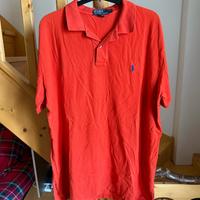 Polo manica corta arancione “Ralph Lauren” XL