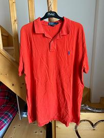 Polo manica corta arancione “Ralph Lauren” XL
