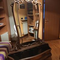 Toilette consolle specchiera stile Chippendale