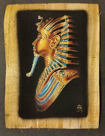 Egitto - foglio di PAPIRO - TUTANKHAMON