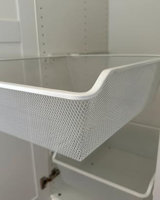 Ikea Komplement Cestello rete bianco + guide pax