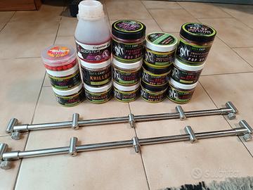 buzzbar fischon carpfishing mai usato  boiles 