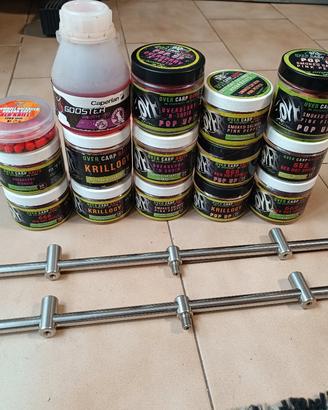 buzzbar fischon carpfishing mai usato  boiles 