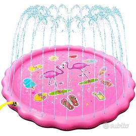 NUOVO Tappetino Gioco d'Acqua per Bambini, 170cm