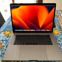 Macbook pro 15” touchbar