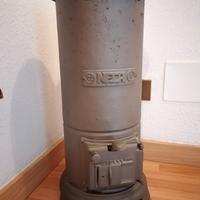 Neca antica stufa a legna in ghisa vintage