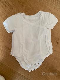 Set 5 body neonato chiusura incrociata taglia 44cm