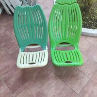 Coppia sedie da giardino e spiaggia 