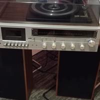 giradischi stereo cassette realtone vintage '70