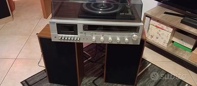 giradischi stereo cassette realtone vintage '70