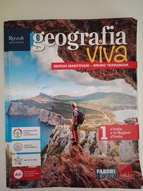 libro scolastico geografia viva. 