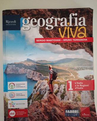 libro scolastico geografia viva. 