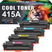 4 x Cartuccia Toner XL Compatibile HP 415A 415X