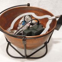 Paiolo Elettrico Polentina OVBC RAME ferro  Grande